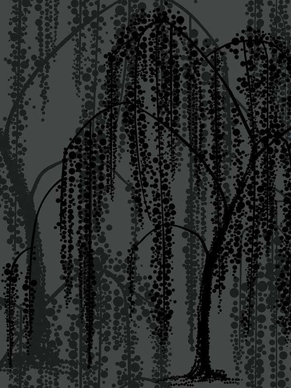 Willow Glow fabric in grey color - pattern number DT5062 - by Candice Olson in the After Eight collection