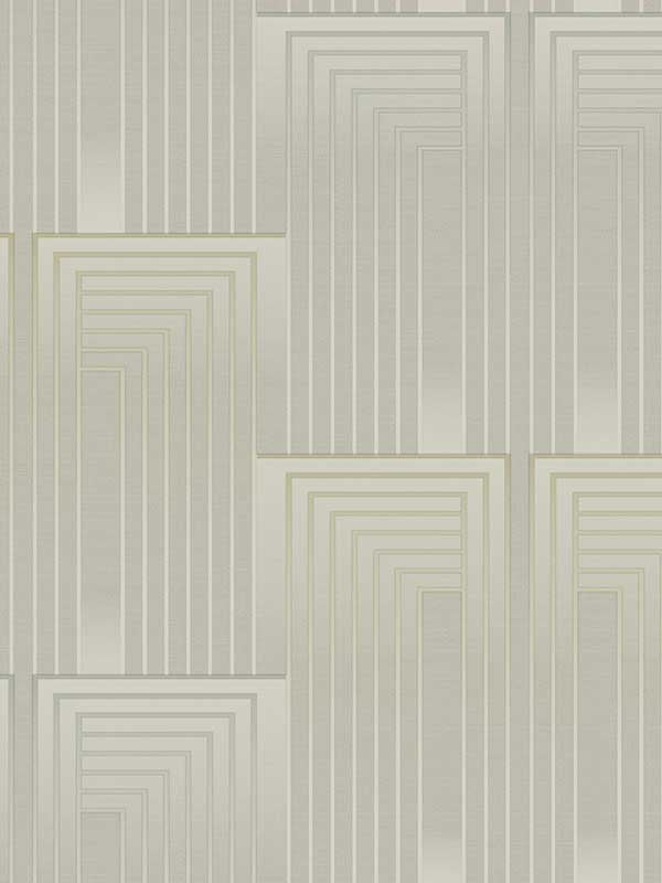 Vanishing wallpaper in taupe and pearl color - pattern number DT5071 - by Candice Olson in the After Eight collection