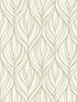 Palma wallpaper in white and gold color - pattern number DT5081 - by Candice Olson in the After Eight collection