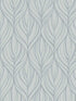 Palma wallpaper in blue and silver color - pattern number DT5083 - by Candice Olson in the After Eight collection
