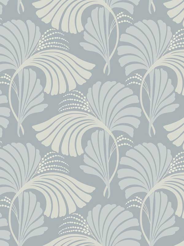 Dancing Leaves wallpaper in light blue color - pattern number DT5132 - by Candice Olson in the After Eight collection