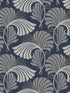 Dancing Leaves wallpaper in navy color - pattern number DT5133 - by Candice Olson in the After Eight collection