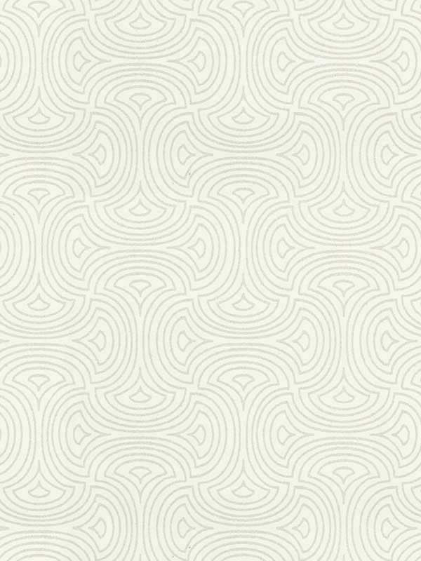 Hourglass wallpaper in white color - pattern number DT5142 - by Candice Olson in the After Eight collection