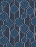 Minimalist Geometric fabric in celtic blue color - pattern number SL80112 - by Seabrook in the The Simple Life collection