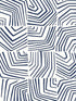 Linework Maze fabric in imperial blue color - pattern number SL80212 - by Seabrook in the The Simple Life collection