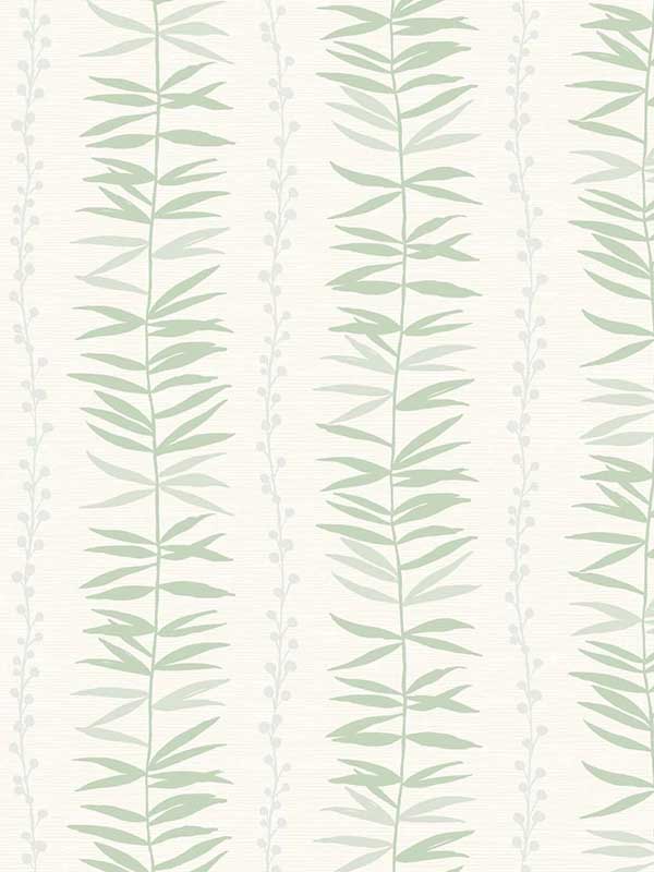 Summer Garland wallpaper in forest color - pattern number SL80504 - by Seabrook in the The Simple Life collection