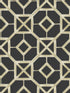 Livia Trellis fabric in black color - pattern number 4014-26409 - by A Street Prints in the Seychelles collection