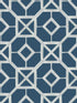 Livia Trellis fabric in dark blue color - pattern number 4014-26411 - by A Street Prints in the Seychelles collection
