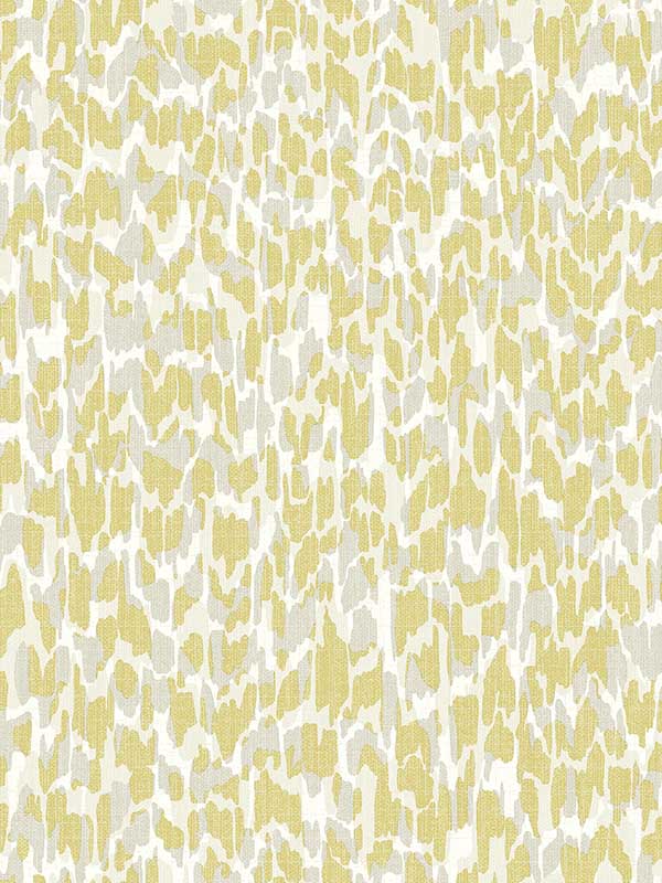 Flavia Animal Print wallpaper in yellow color - pattern number 4014-26429 - by A Street Prints in the Seychelles collection