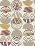 Mahe Mod Geometric wallpaper in plum color - pattern number 4014-26445 - by A Street Prints in the Seychelles collection