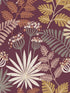 Praslin Botanical fabric in merlot color - pattern number 4014-26449 - by A Street Prints in the Seychelles collection