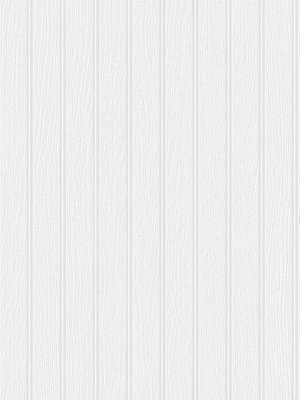 Faux Beadboard fabric in white color - pattern number PW20100 - by Seabrook in the Seabrook Designs Paintable Wallpaper collection