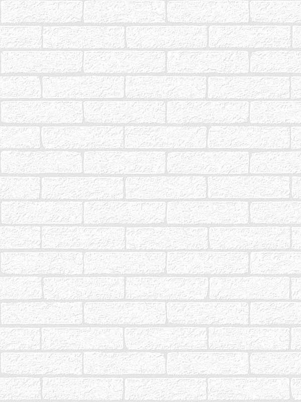 Limestone Brick fabric in white color - pattern number PW20800 - by Seabrook in the Seabrook Designs Paintable Wallpaper collection