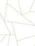 Fractured Prism Peel and Stick fabric in gold metallic color - pattern number PSW1064RL - by York in the Risky Business Vol III Peel and Stick Wallpaper collection