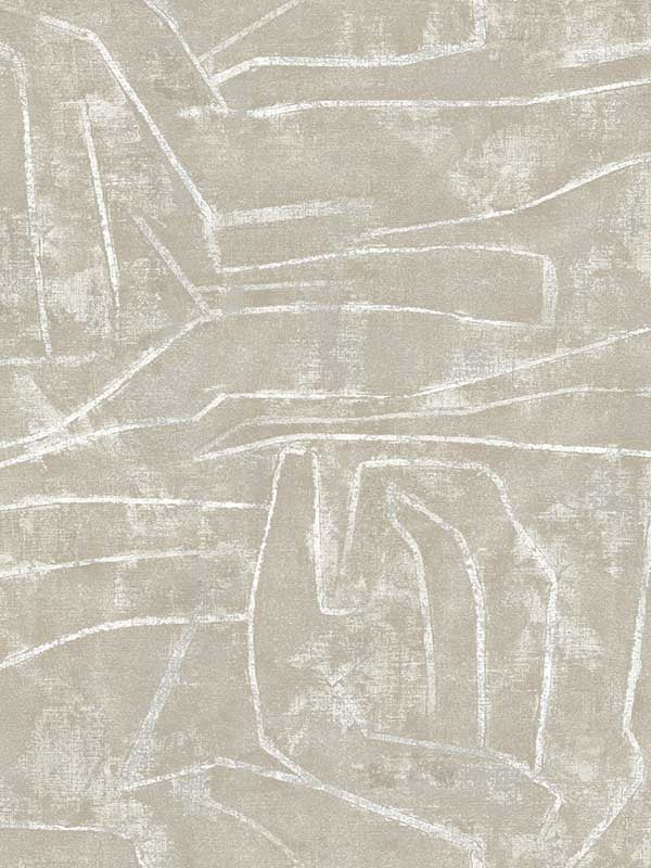 Urban Chalk Peel and Stick fabric in neutral color - pattern number PSW1068RL - by York in the Risky Business Vol III Peel and Stick Wallpaper collection