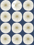 Soho Starburst Peel and Stick fabric in blue gold color - pattern number PSW1218RL - by York in the Risky Business Vol III Peel and Stick Wallpaper collection