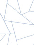 Factured Prism Peel and Stick wallpaper in white and blue color - pattern number PSW1234RL - by York in the Risky Business Vol III Peel and Stick Wallpaper collection