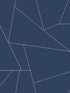 Fractured Prism Peel and Stick fabric in blue and white color - pattern number PSW1235RL - by York in the Risky Business Vol III Peel and Stick Wallpaper collection