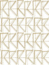 Love Triangles Peel and Stick wallpaper in gold metallic color - pattern number PSW1255RL - by York in the Risky Business Vol III Peel and Stick Wallpaper collection
