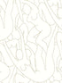 Head over Heels Peel and Stick wallpaper in gold metallic color - pattern number PSW1257RL - by York in the Risky Business Vol III Peel and Stick Wallpaper collection