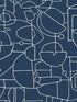 Robotics Peel and Stick fabric in navy color - pattern number PSW1263RL - by York in the Risky Business Vol III Peel and Stick Wallpaper collection