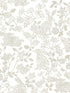 Botanical Bunnies Peel and Stick wallpaper in beige color - pattern number PSW1344RL - by York in the York Premium Peel and Stick Wildlife Wallpaper collection