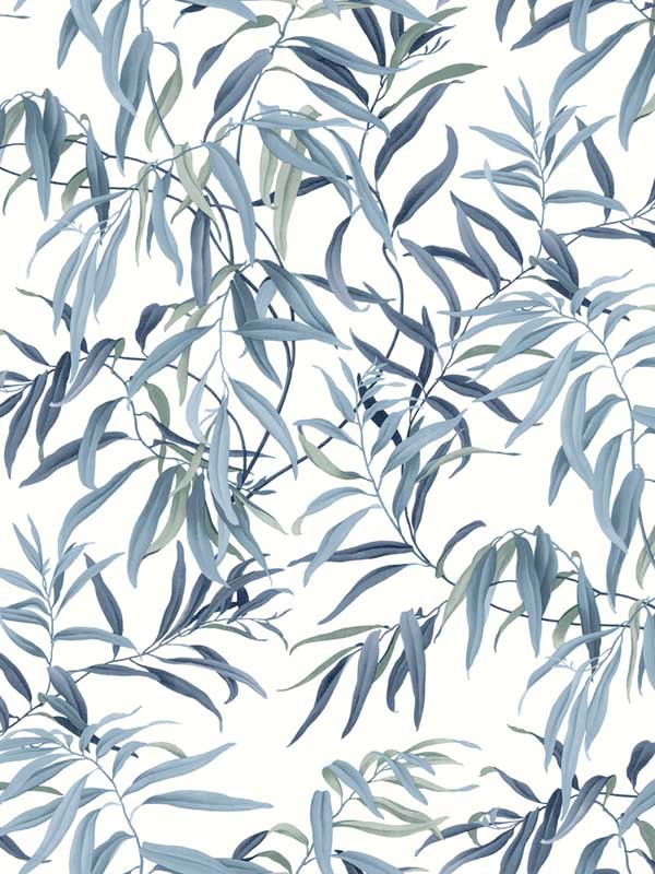 Willow Grove fabric in sky blue color - pattern number GO8242 - by York in the Greenhouse collection