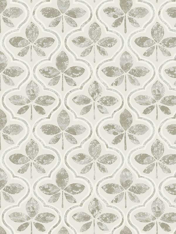 Sevilla wallpaper in grey color - pattern number GO8272 - by York in the Greenhouse collection