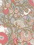 Poppies fabric in grey and pink metallic color - pattern number GO8314 - by York in the Greenhouse collection