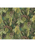 Greenery Mural Jade mural in green and black color - pattern number GO8331M - by York in the Greenhouse collection