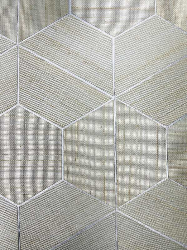 Casablanca fabric in creamy pearl white color - pattern number BX10014 - by Wallquest in the Natural Wallcoverings by Daisy Bennett collection