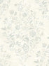 Isidore Scroll fabric in aqua color - pattern number 4072-70009 - by Chesapeake in the Delphine collection