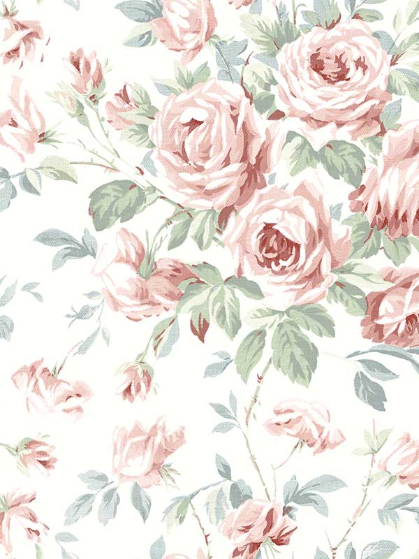 Manon Stitch fabric in raspberry color - pattern number 4072-70023 - by Chesapeake in the Delphine collection