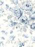 Manon Stitch fabric in blue color - pattern number 4072-70025 - by Chesapeake in the Delphine collection