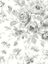 Manon Stitch fabric in charcoal color - pattern number 4072-70026 - by Chesapeake in the Delphine collection