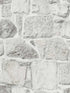 Axelle Stone wallpaper in white color - pattern number 4072-70043 - by Chesapeake in the Delphine collection