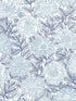 Faustin Floral wallpaper in navy color - pattern number 4072-70047 - by Chesapeake in the Delphine collection