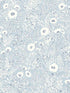 Agathon Floral fabric in light blue color - pattern number 4072-70050 - by Chesapeake in the Delphine collection