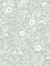 Agathon Floral fabric in seafoam color - pattern number 4072-70053 - by Chesapeake in the Delphine collection