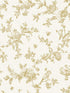 Nightingale Floral Trail wallpaper in wheat color - pattern number 4072-70061 - by Chesapeake in the Delphine collection
