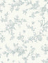 Nightingale Floral Trail wallpaper in seafoam color - pattern number 4072-70062 - by Chesapeake in the Delphine collection