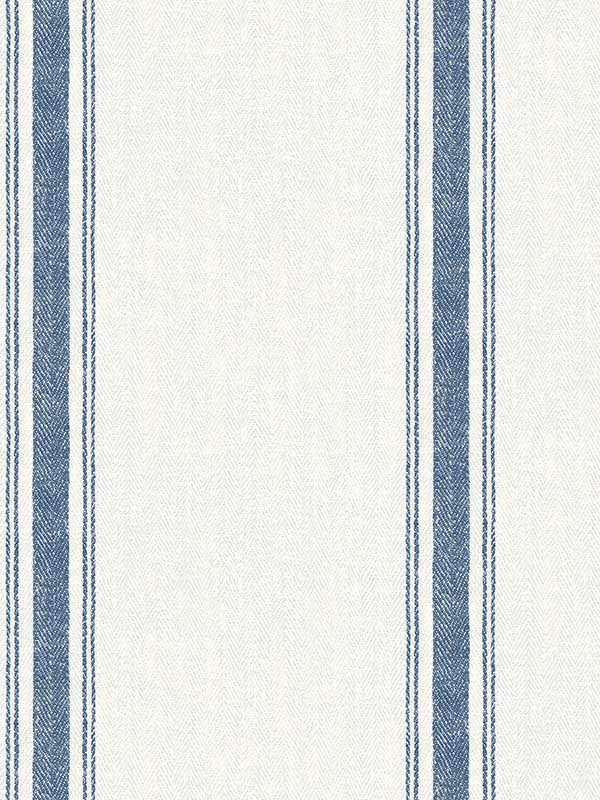 Linette wallpaper Stripe wallpaper in navy color - pattern number 4072-70067 - by Chesapeake in the Delphine collection