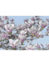 Magnolia 8 Panel fabric in pink color - pattern number 8-738 - by Brewster in the Komar Colours collection