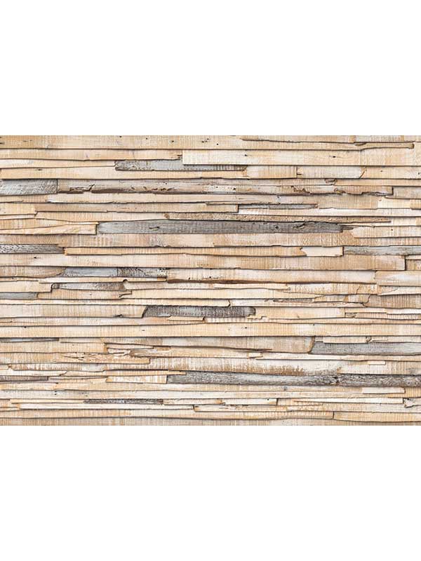 Wood 8 Panel mural in whitewashed color - pattern number 8-920 - by Brewster in the Komar Colours collection