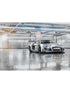 Audi R8 Le Mans 8 Panel mural in black color - pattern number 8-957 - by Brewster in the Komar Colours collection