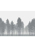 Nebula 7 Panel mural in grey color - pattern number X7-1021 - by Brewster in the Komar Colours collection