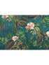 Tropic 7 Panel mural in teal color - pattern number X7-1039 - by Brewster in the Komar Colours collection