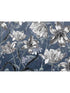 Merian 7 Panel mural in blue color - pattern number X7-1041 - by Brewster in the Komar Colours collection