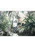 Fata Morgana 7 Panel mural in green color - pattern number X7-1069 - by Brewster in the Komar Colours collection