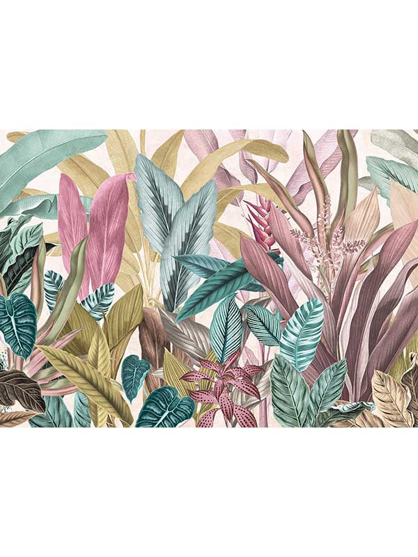 Mathilda 7 Panel mural in multicolor color - pattern number X7-1095 - by Brewster in the Komar Colours collection